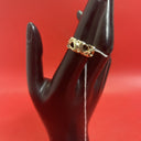 Exquisite 10K Yellow Gold Heart Shape Ring Size 6.75/6.1g