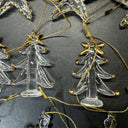 Vintage Crystal Ornaments 36pcs