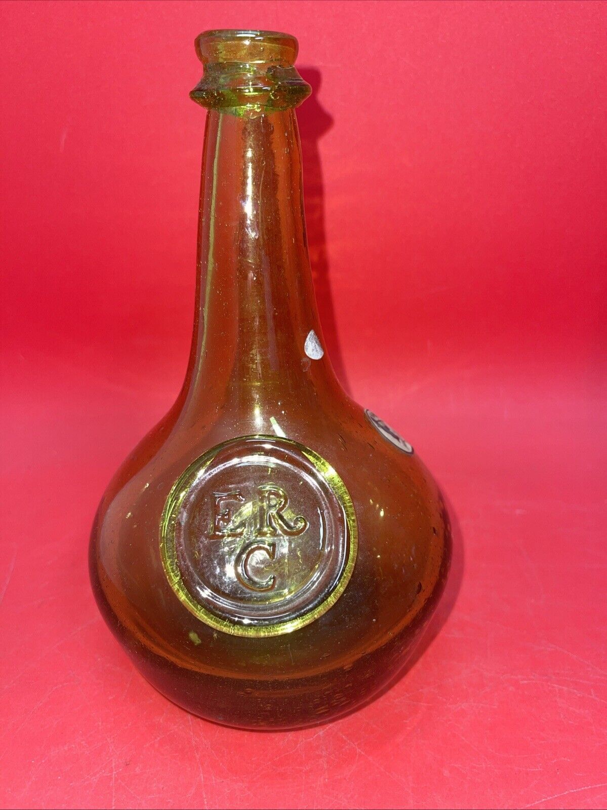Vintage Colonial Style Handmade Bottle from Jamestown, Virginia (ERC)