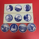 Vintage Mini Plates Whole Set 10