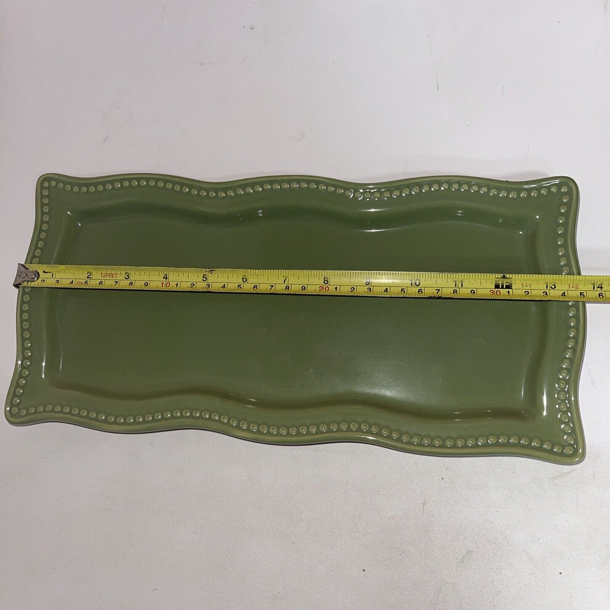 Pavilion By Princess House Serving Platter 14”x7”