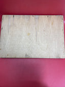 Vintage carved wooden tray with tropical island fruits and border Lot 4