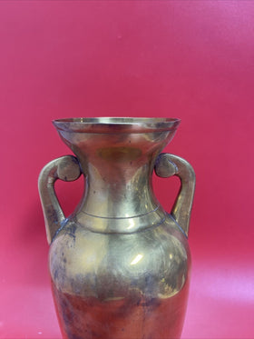 VINTAGE 11.5 INCH HIGH BRASS JUG MADE IN INDIA