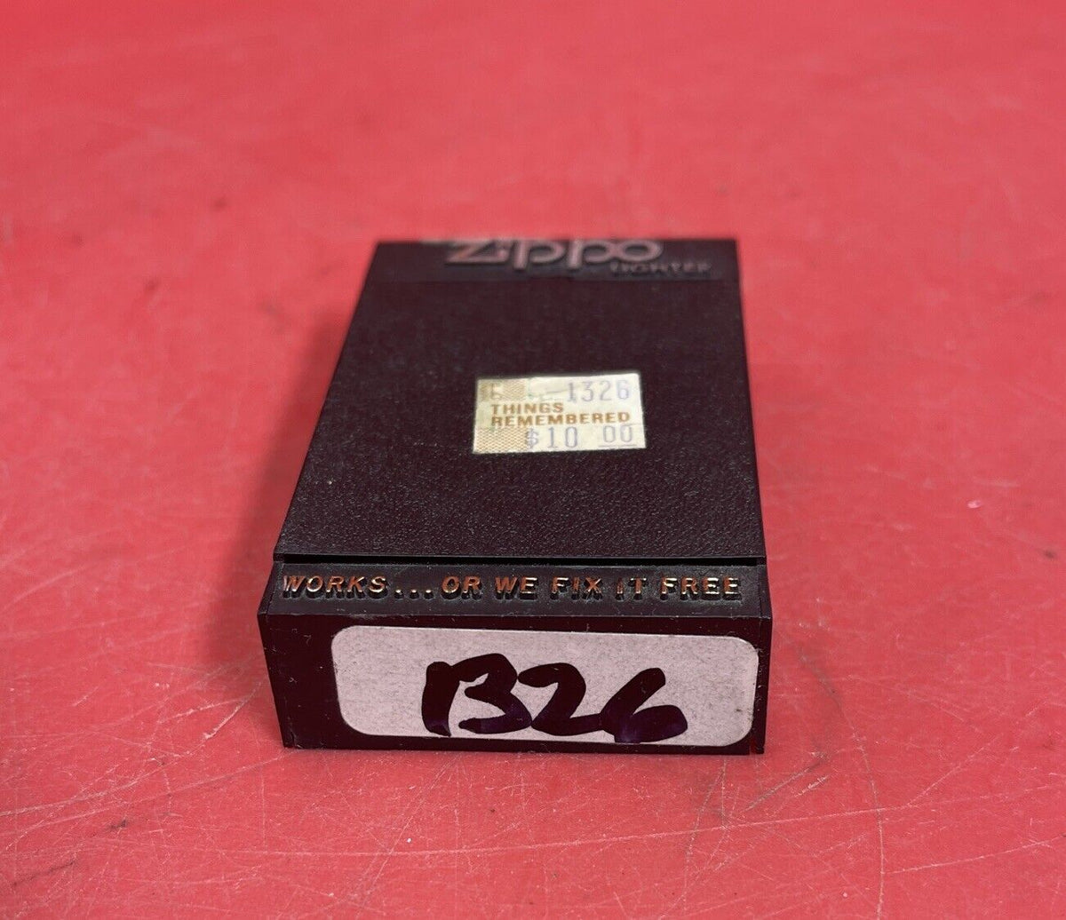 VTG Zippo Slim Lighter Used