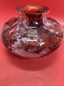 VINTAGE Blown Glass VASE ~8.5x 8.5”