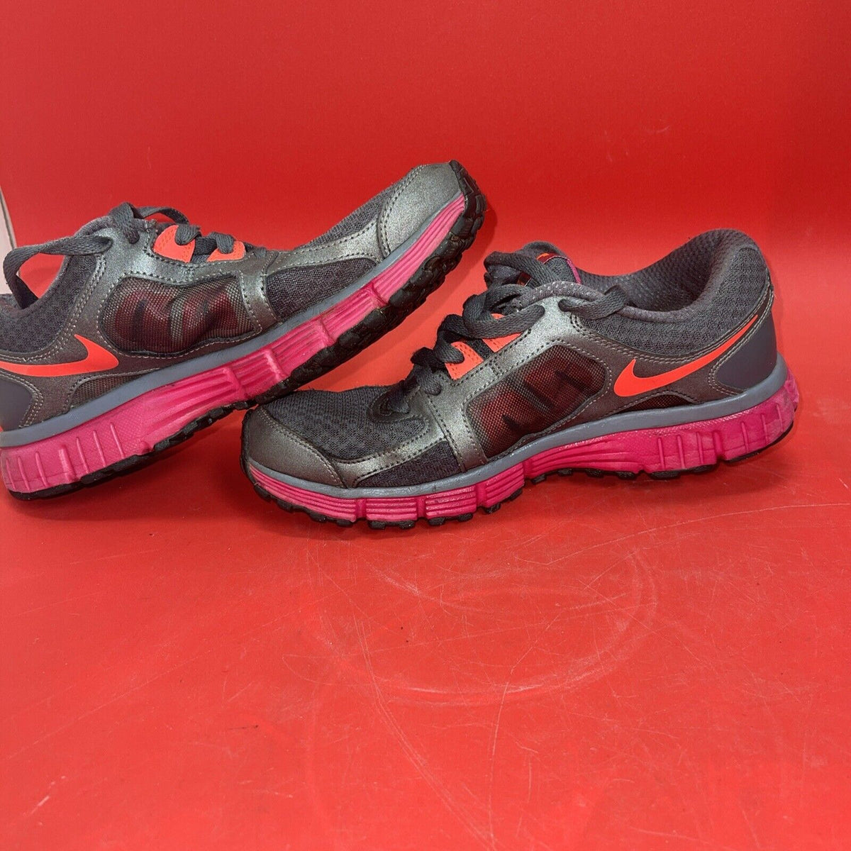 Nike Womens Size 7 Dual Fusion ST 2 454240-066 Gray Running Shoes Sneakers