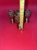 Vintage Brass Candle Holder Cup From Hollywood Regency era Mantel Candle Holder