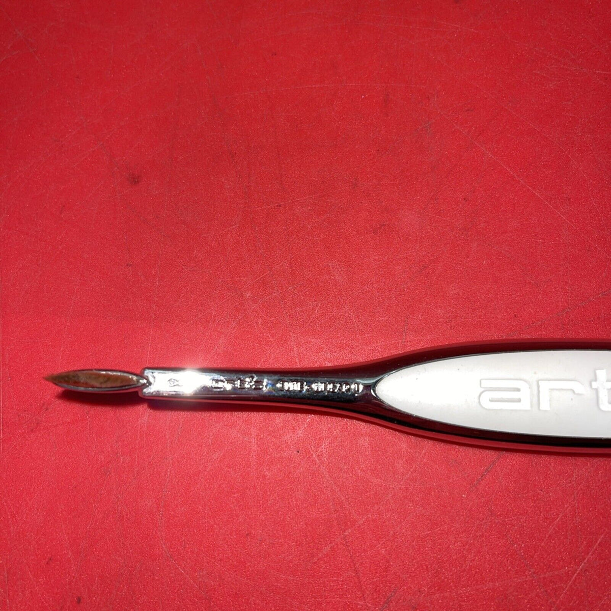Artis Elite Collection Make-Up Whine Finish Cosme Fibre 5 Brush Set Used #3