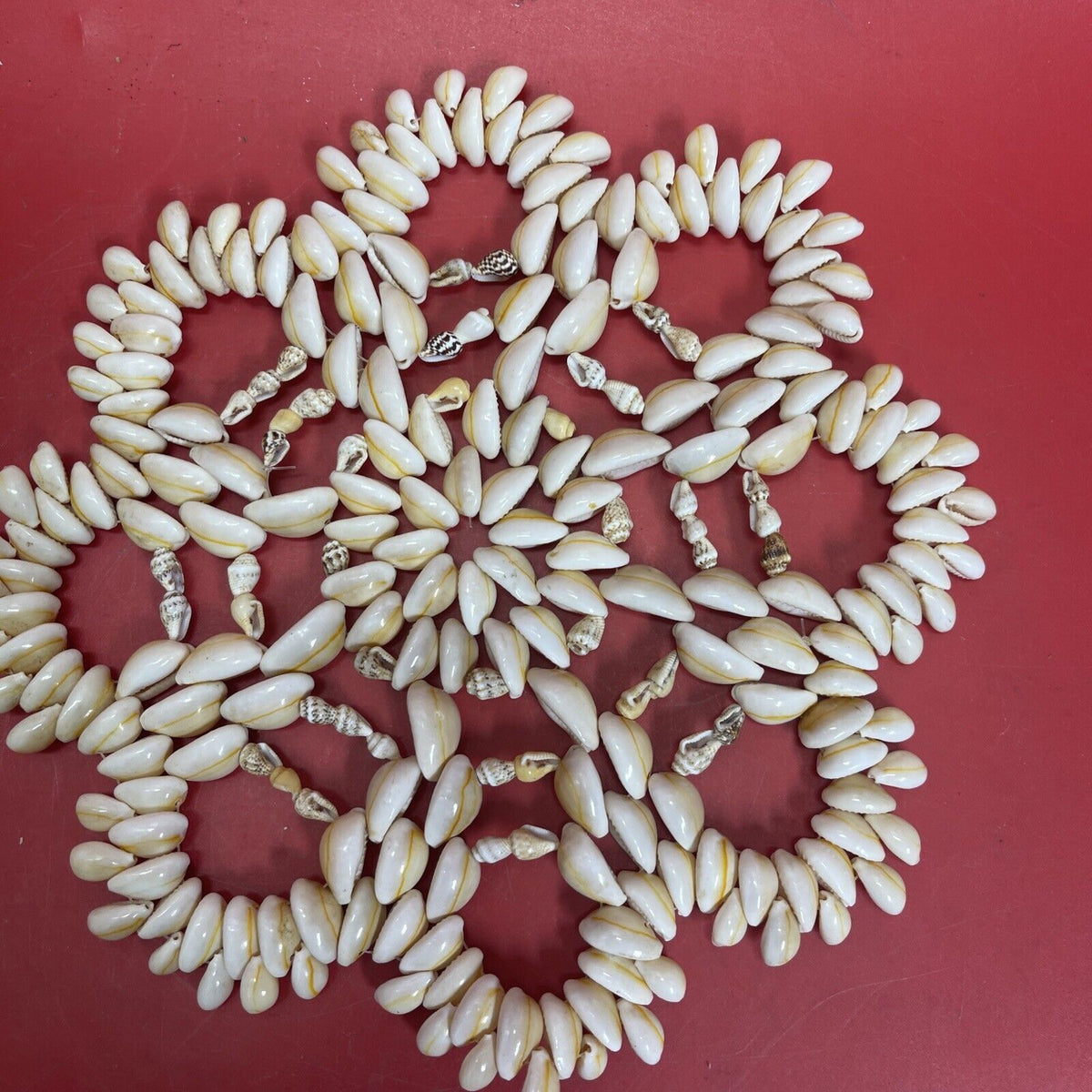 Set Of 3 Vintage 9" Seashell Sea Shell Trivets Coastal Beach Ocean Nautical Boho