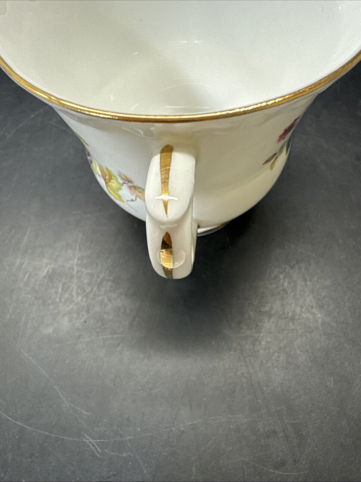 Staffordshire Bone China Crown Tea Cup & Saucer/ Set Of 2
