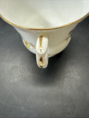 Staffordshire Bone China Crown Tea Cup & Saucer/ Set Of 2