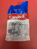 Campbell T9640435 Steel Galvanized 0.5 ton Capacity Anchor Shackle 1/4 in. Lot 4