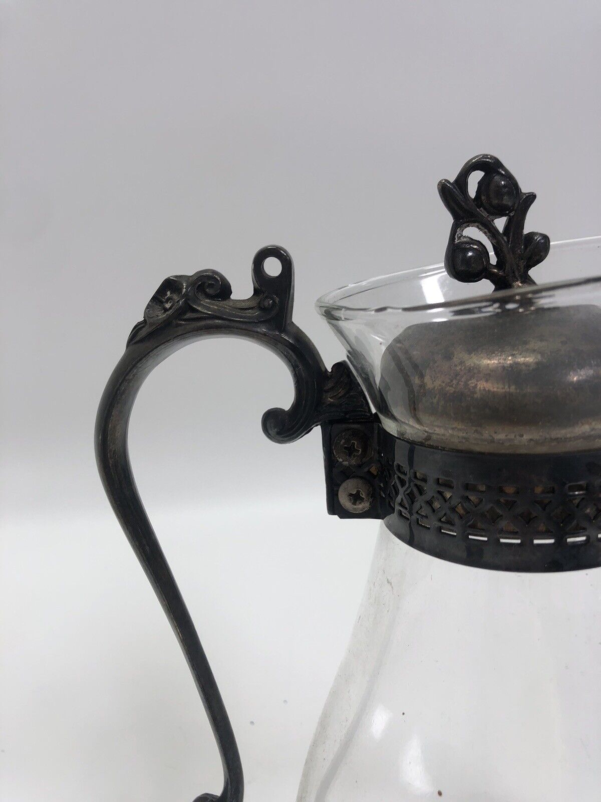 Vintage Antique FB. Rogers Silver Co.1883 Silver Plated Coffee/Tea Pot