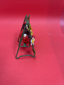Vintage Animated Lady Bugs Working Swing Friends Metal Rod Figurine Trinket Deco