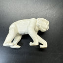 VINTAGE SMALL WHITE APE CHIMPANZEE MONKEY FIGURINE CZECHOSLOVAKIA ART POTTERY