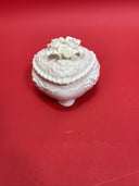 Floral Trinket Box Flower Design With Lid Lot 3