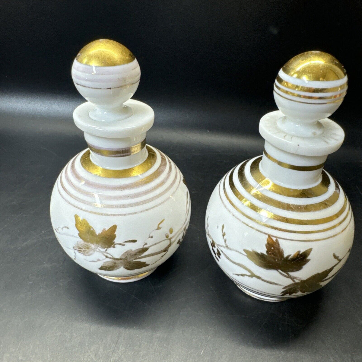 Vintage Mini Perfume Bottles/ Set Of 2