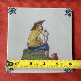 Vintage Tile 5x5 Card Player