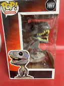 Funko Pop! BLUE Jurassic World #1077 Walmart Exclusive  JUMBO Box Damage!