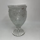 Weddingstar Vintage Inspired Pressed Glass Goblet, Clear 10oz Lot 4