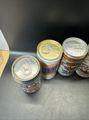 Vintage Beer Cans- Blatz, Red Bull, Billy, Harley Davidson,…/ Lot Of 7