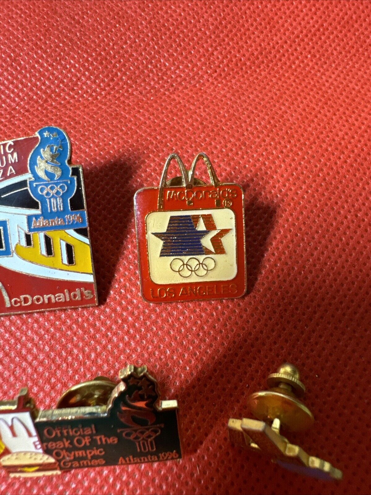 Lot of 5 McDonald's employee Pins