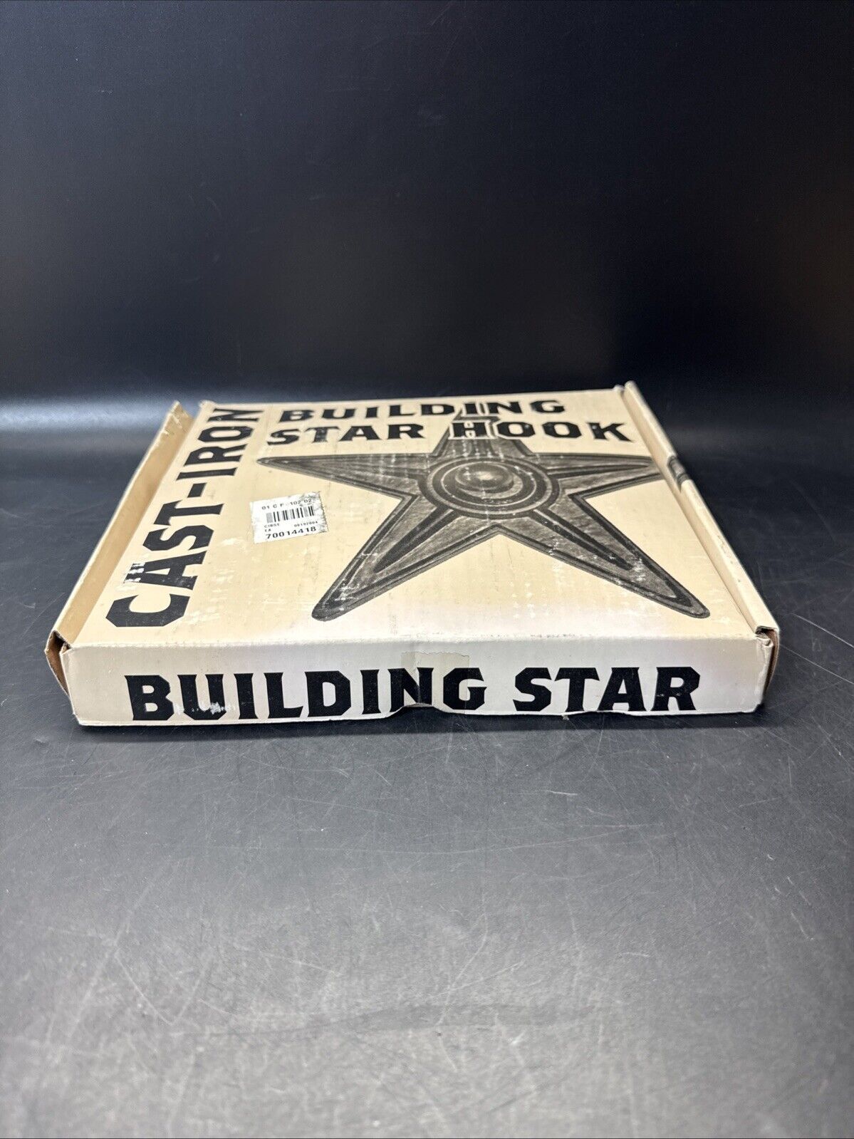 Vintage Building Cast Iron STAR 8in/ The Box Is Damage