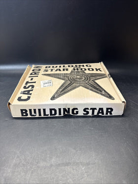 Vintage Building Cast Iron STAR 8in/ The Box Is Damage