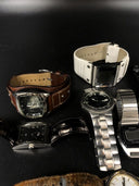 Lot of 9 Watches - Fossil, Seiko, Mercedes Benz… For PARTS