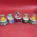 Disney Tinker Bell Winter Magic Holiday Merry Christmas Snow Globe Lot 5