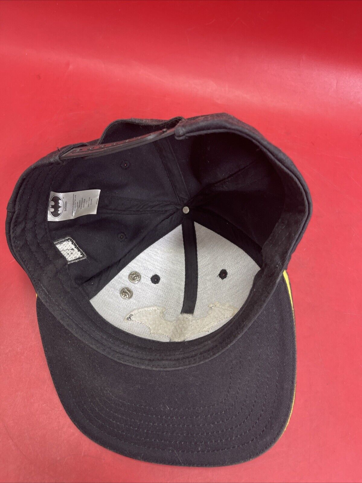 Batman Baseball Caps Lot of 3 Black with Adjustable Strap #1