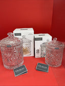 Dublin Crystal Biscuit Box.  Shannon Crystal by Godinger- New-Lot 2