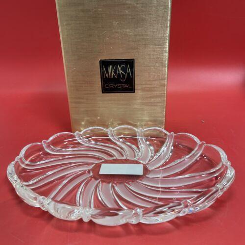 Mikasa Crystal Bowl Grapes and Figs & Serving Plate