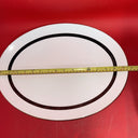 A Mikasa Fine China Narumi Large Serving Platter &  Divided Dish  #5353