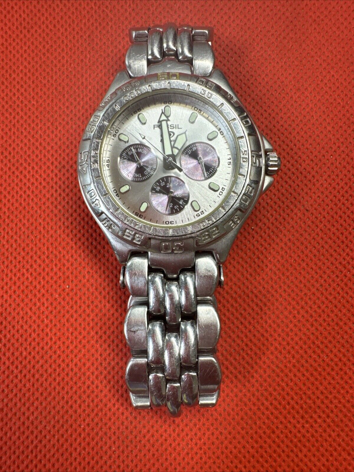 Fossil Blue Chronograph Wrist Watch