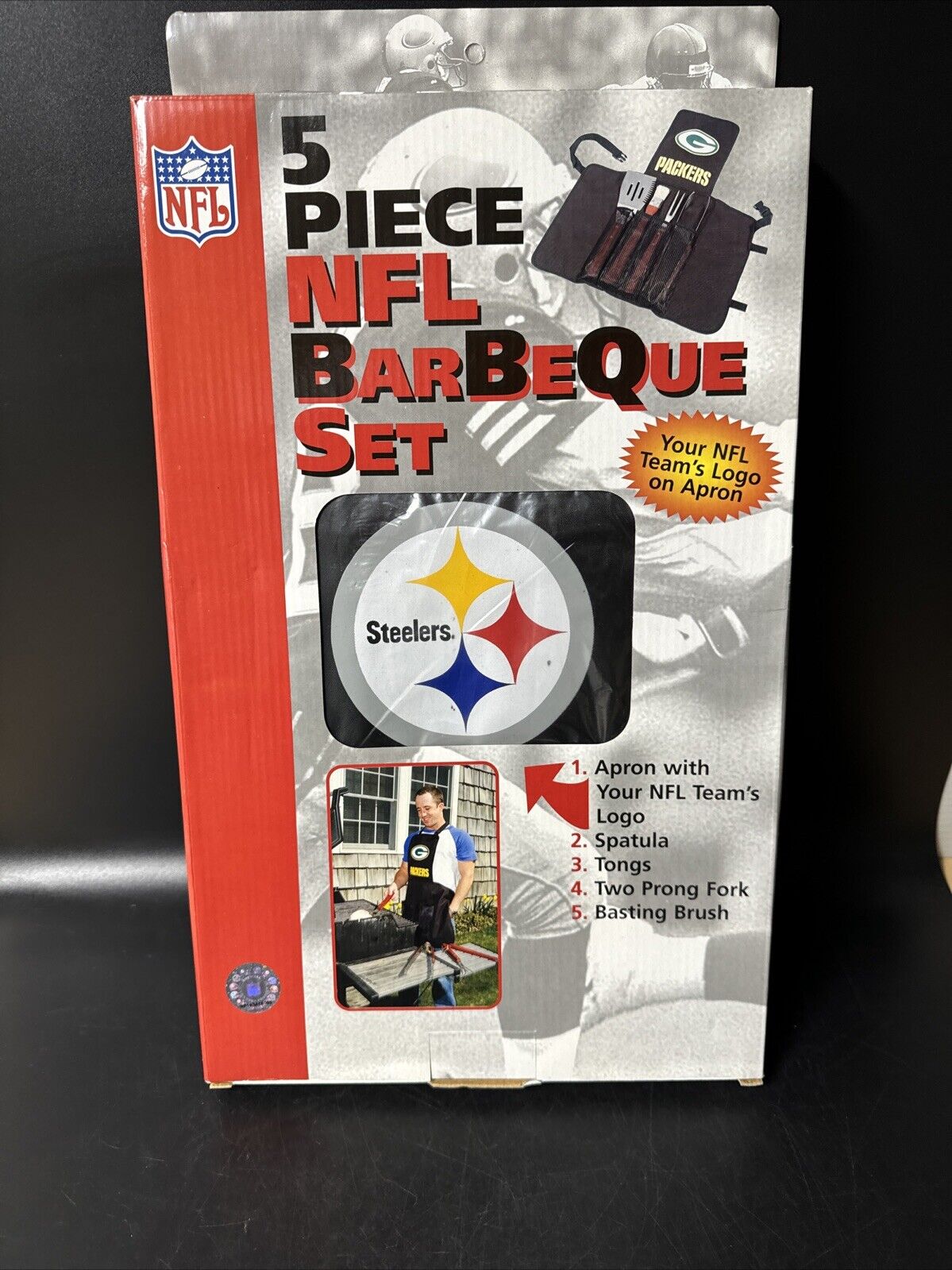 NFL Pittsburgh Steelers 5 Piece BarBeQue Set
