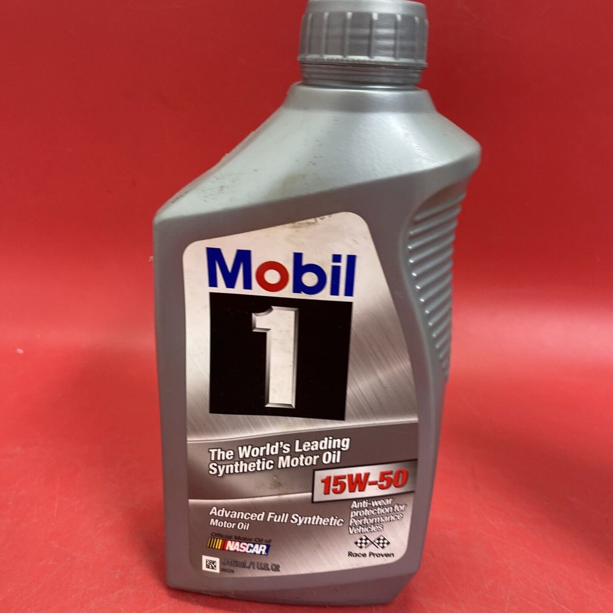 Mobil 1 122377-1 Full Synthetic Engine Oil 15W50 1 Quart Bottle Lot2