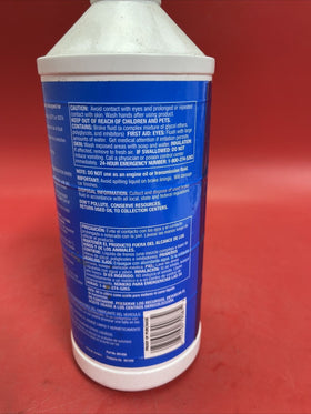 Dot 3 &amp; 4 Brake Fluid, 32-oz.