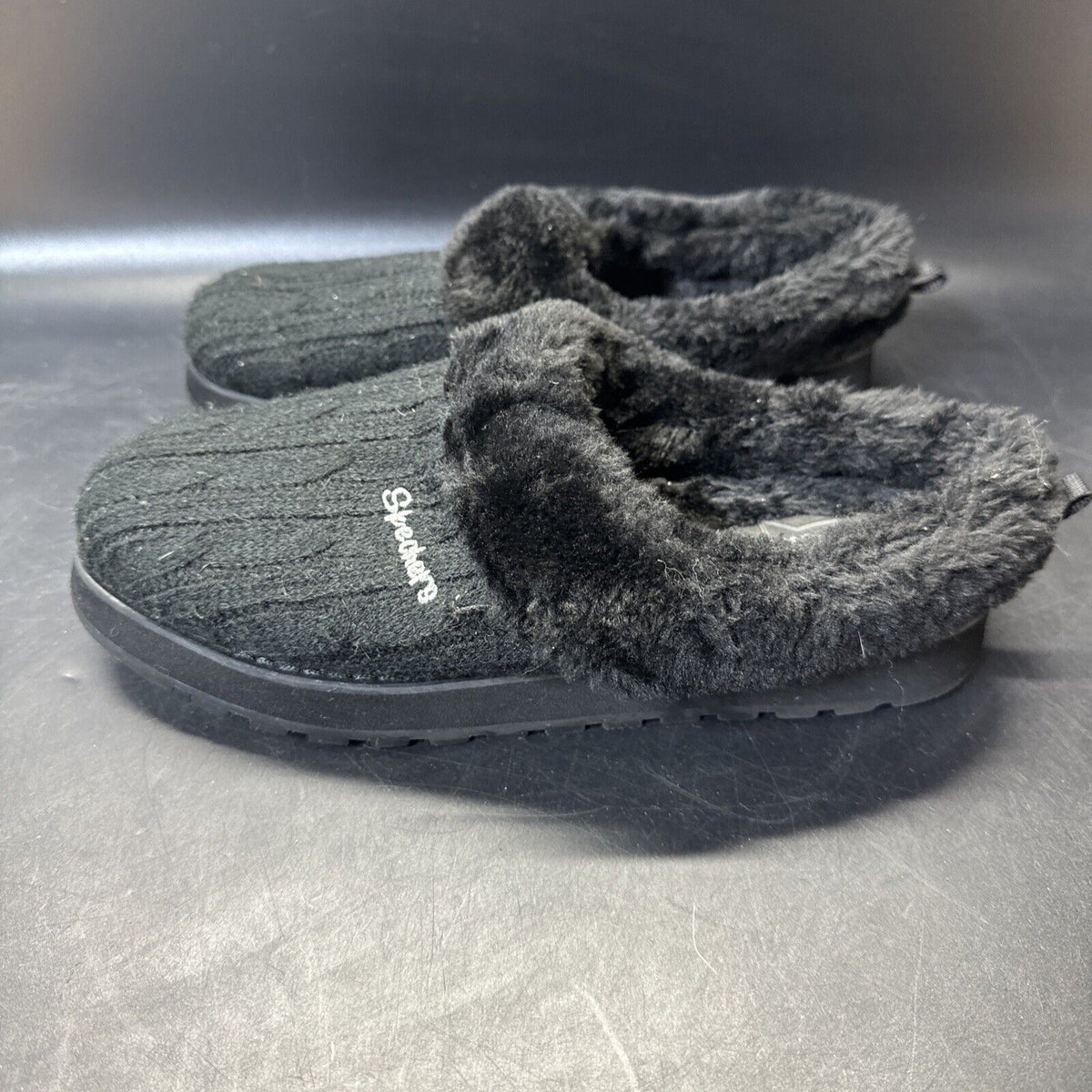 Skechers Slippers Womens Size 7.5 Black