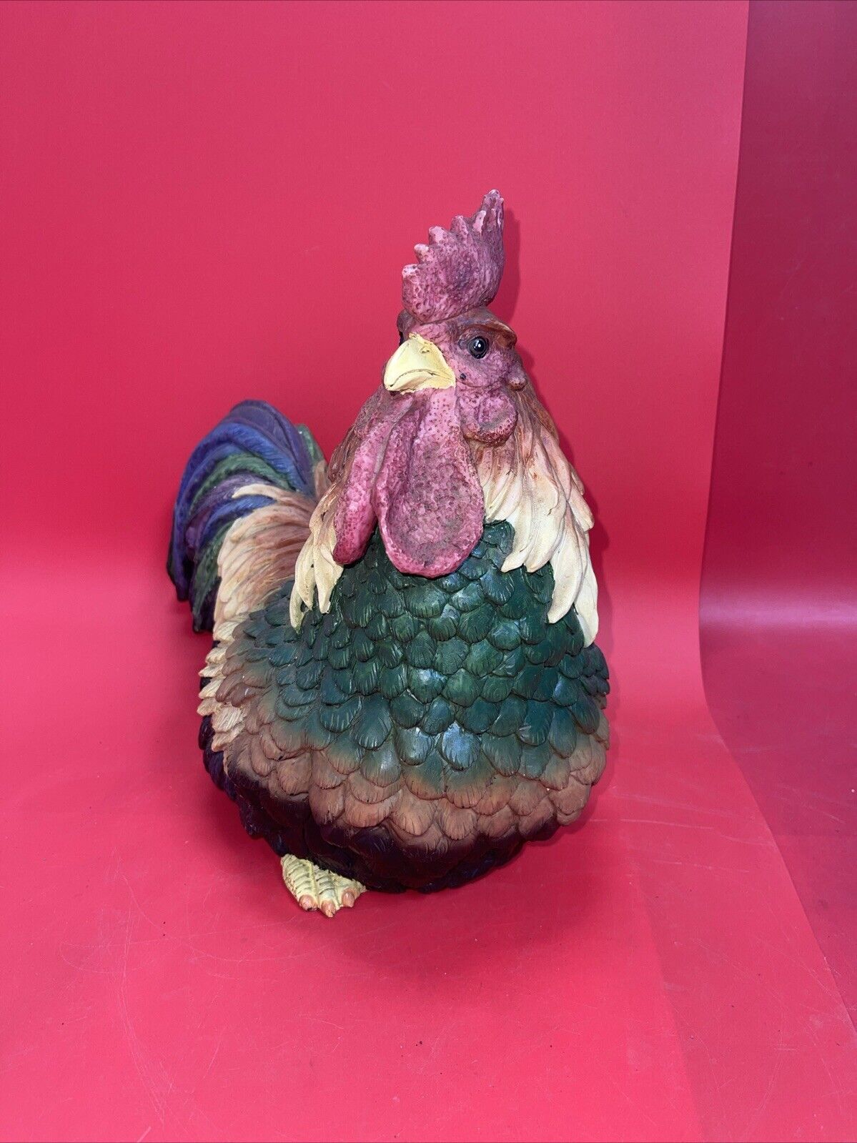 VINTAGE POLYRESIN ROOSTER COUNTRY KITCHEN.