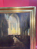 The Presence, Capt A.E. Borthwick, Vintage Religious Artwork, Print, 15”x22”