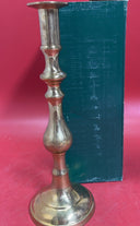 Vintage  Brass Candlestick Holder 12in