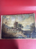 Antique Oil Painting.Landscape