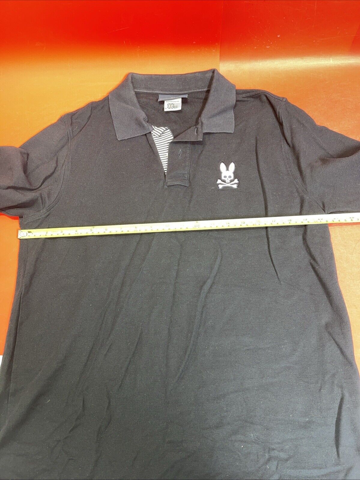 Psycho Bunny Shirt Navy Blue Long Sleeve Polo High Quality NWT Men’s L 6