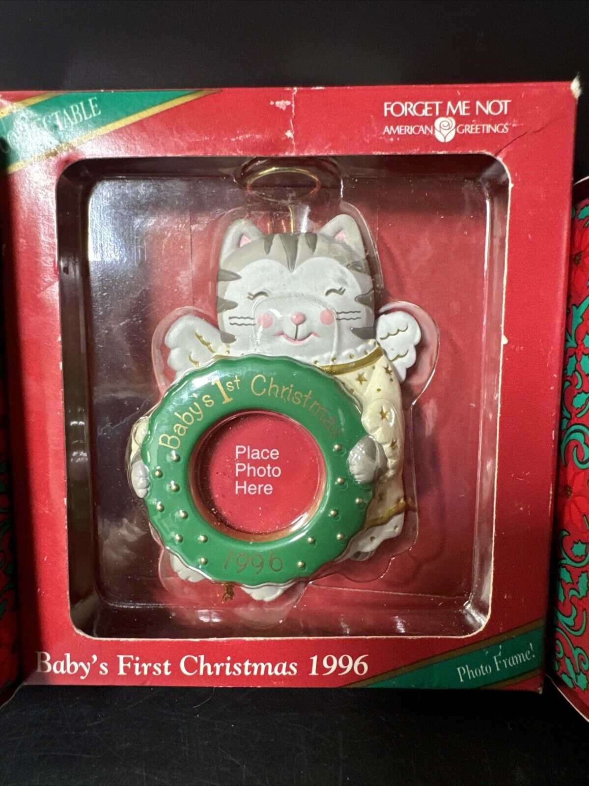 1996 AMERICAN GREETINGS CAT ORNAMENTS VINTAGE/ Lot Of 3