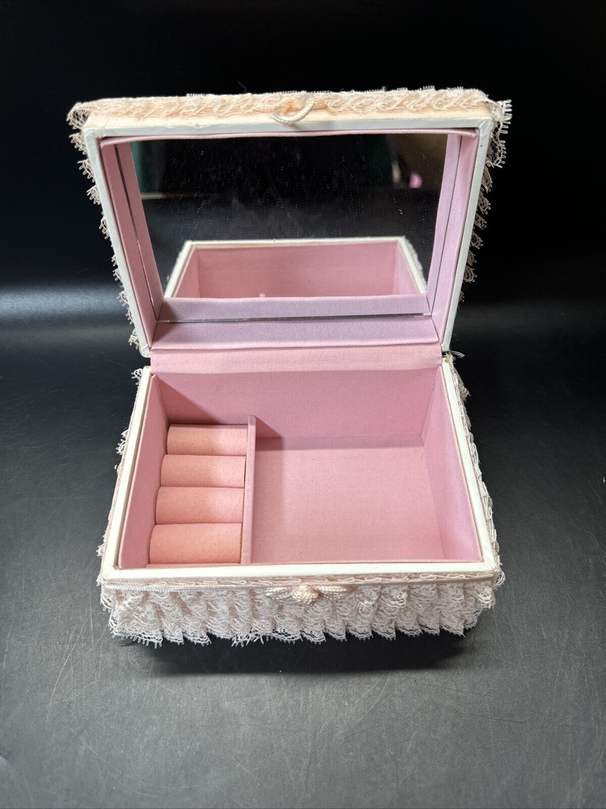 Vintage Handmade Trinket Box/ Lot Of 2