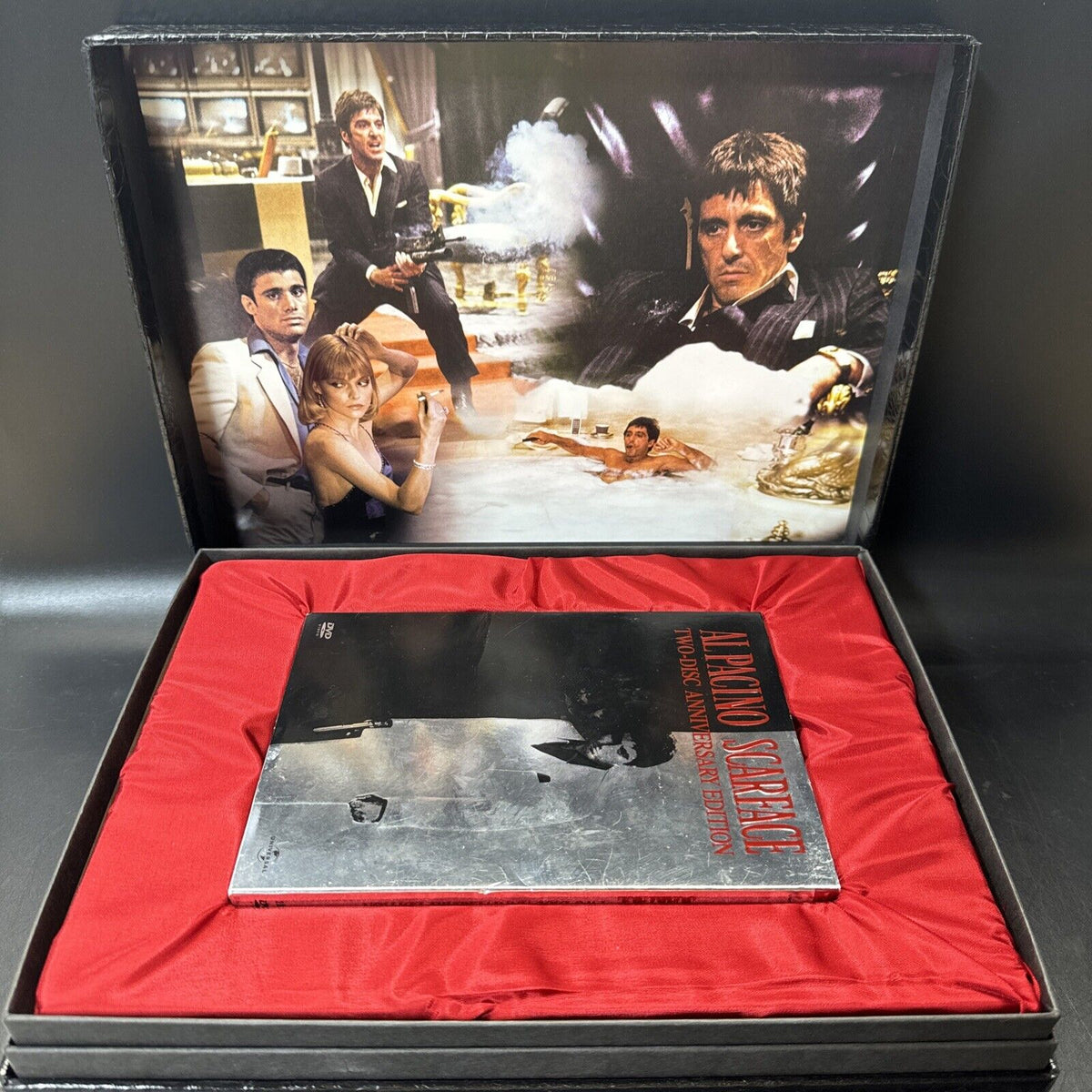 Scarface Al Pacino Two Disk Anniversary Edition In Original Black Box