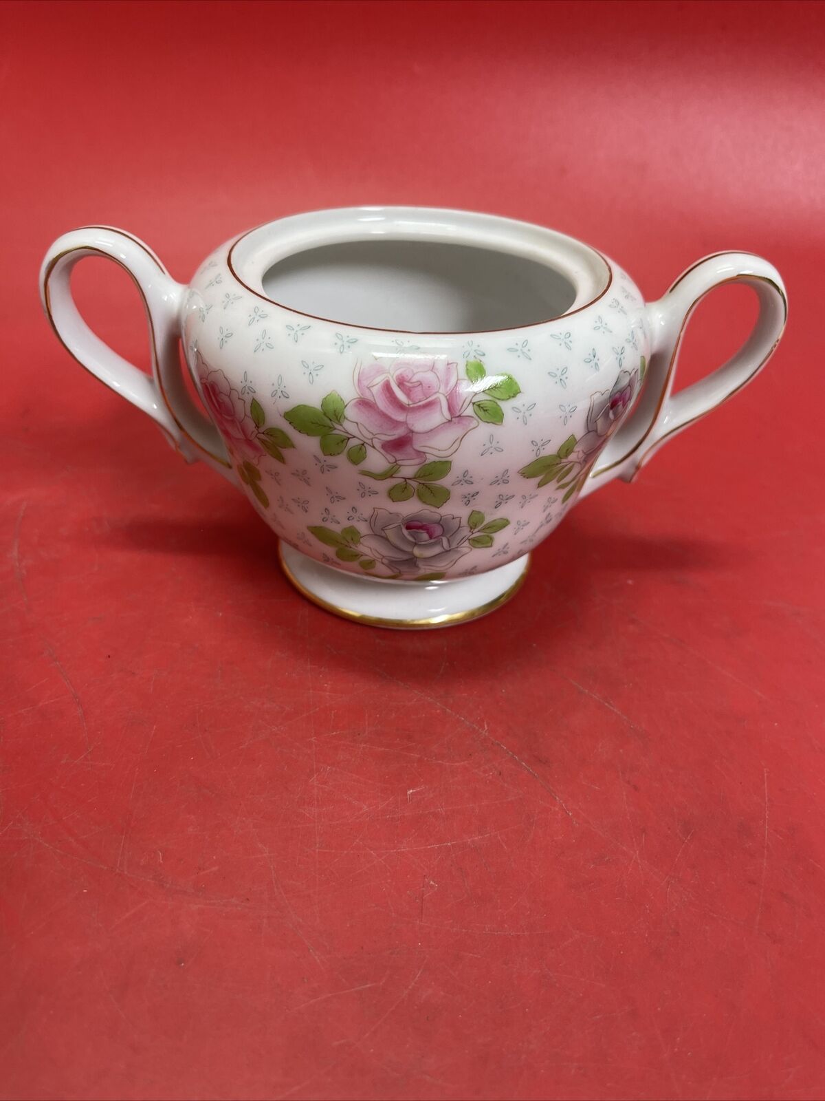 UCAGCO CHINA MADE IN OCCUPIED JAPAN TEA POT WITH CREAMER & SUGAR
