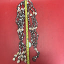 Vintage 39” Seashell Plant Hanger Holder Boho Beach Puka Hanging Shells Nautical