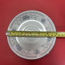 American Limoges Salem Heritage Col. Bridal Bouquet Saucers Platinum Rim Set12